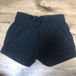 Black lululemon shorts